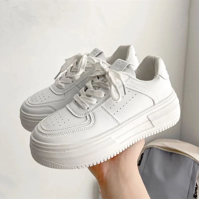 Platform White Sneakers