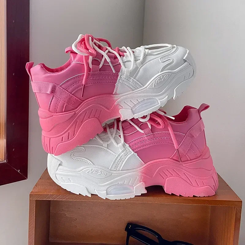 Pink Designer Sneakers