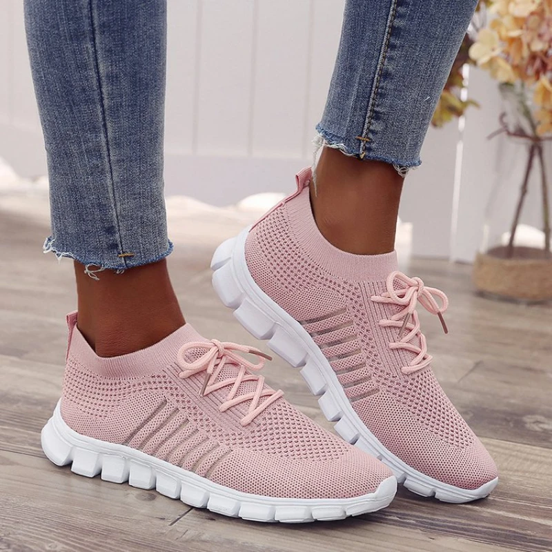 Pink Designer Sneakers