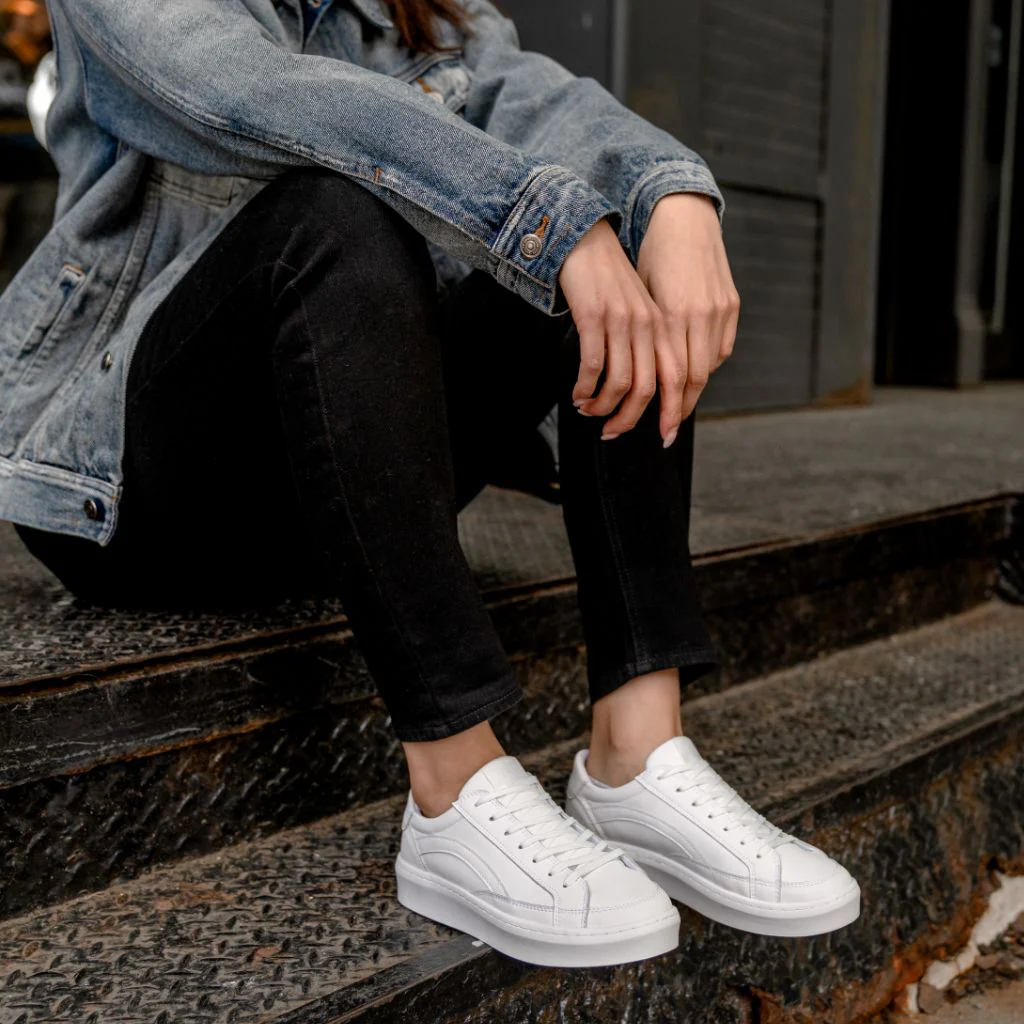 Platform White Sneakers