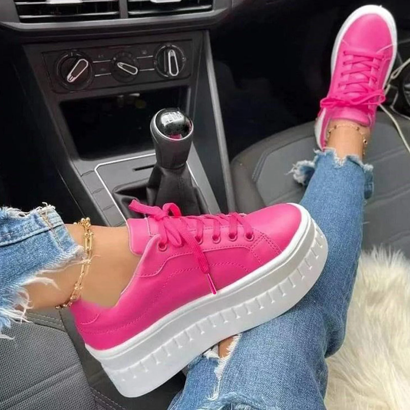 pink sneakers for women