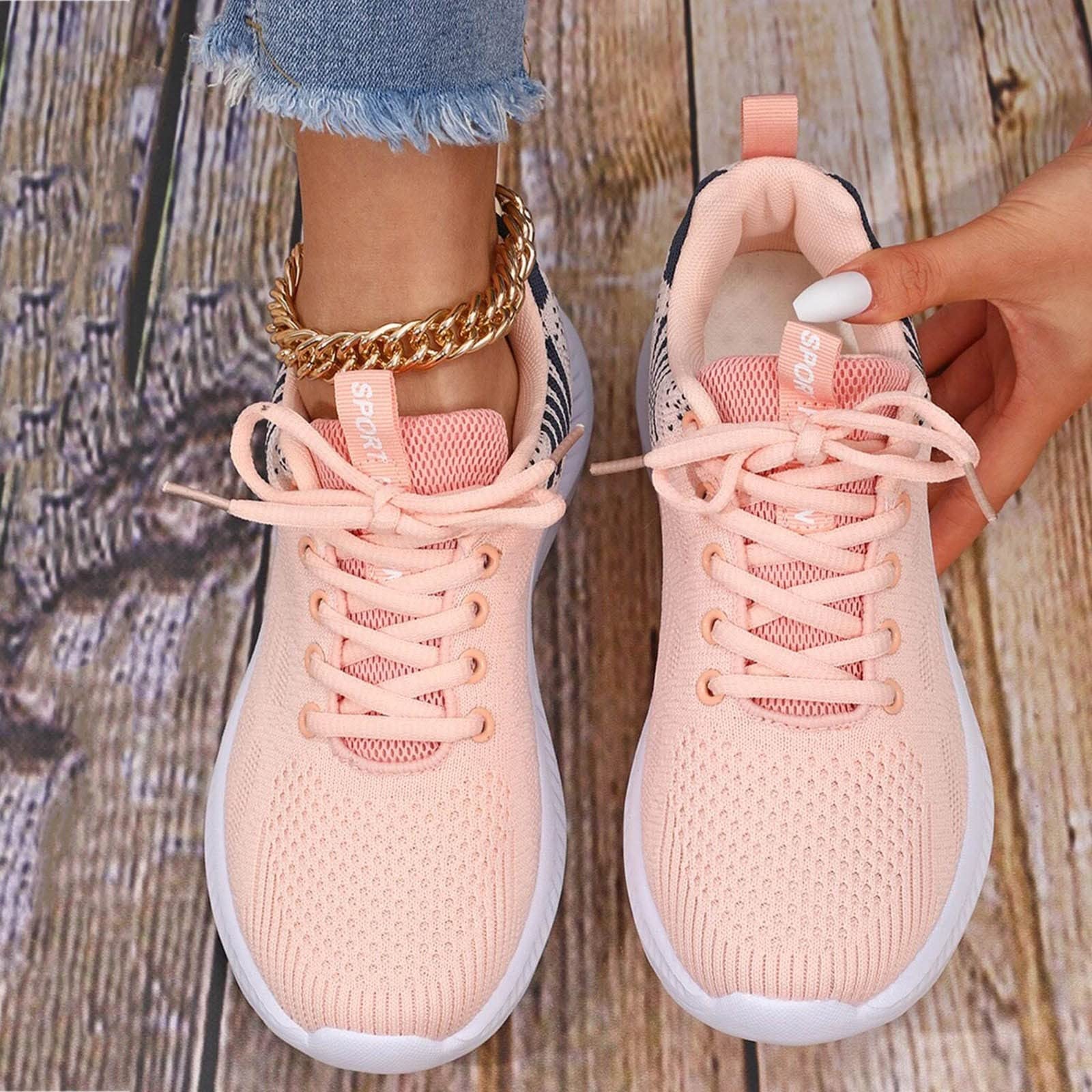 pink sneakers for women