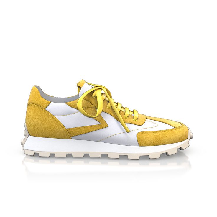 leather running shoes