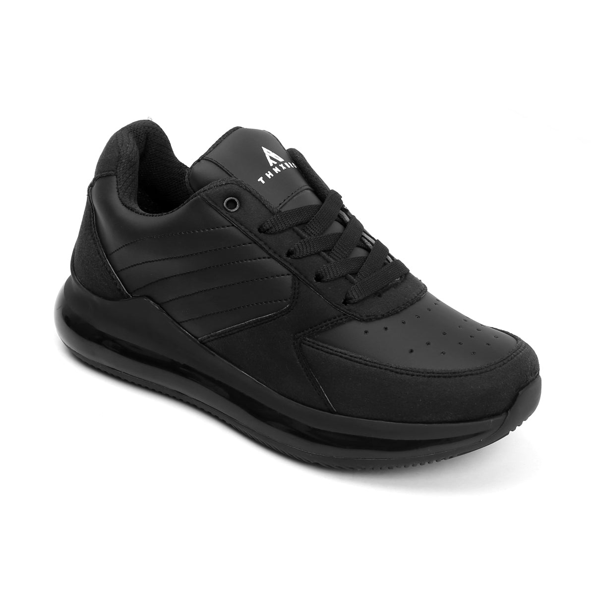 leather running shoes