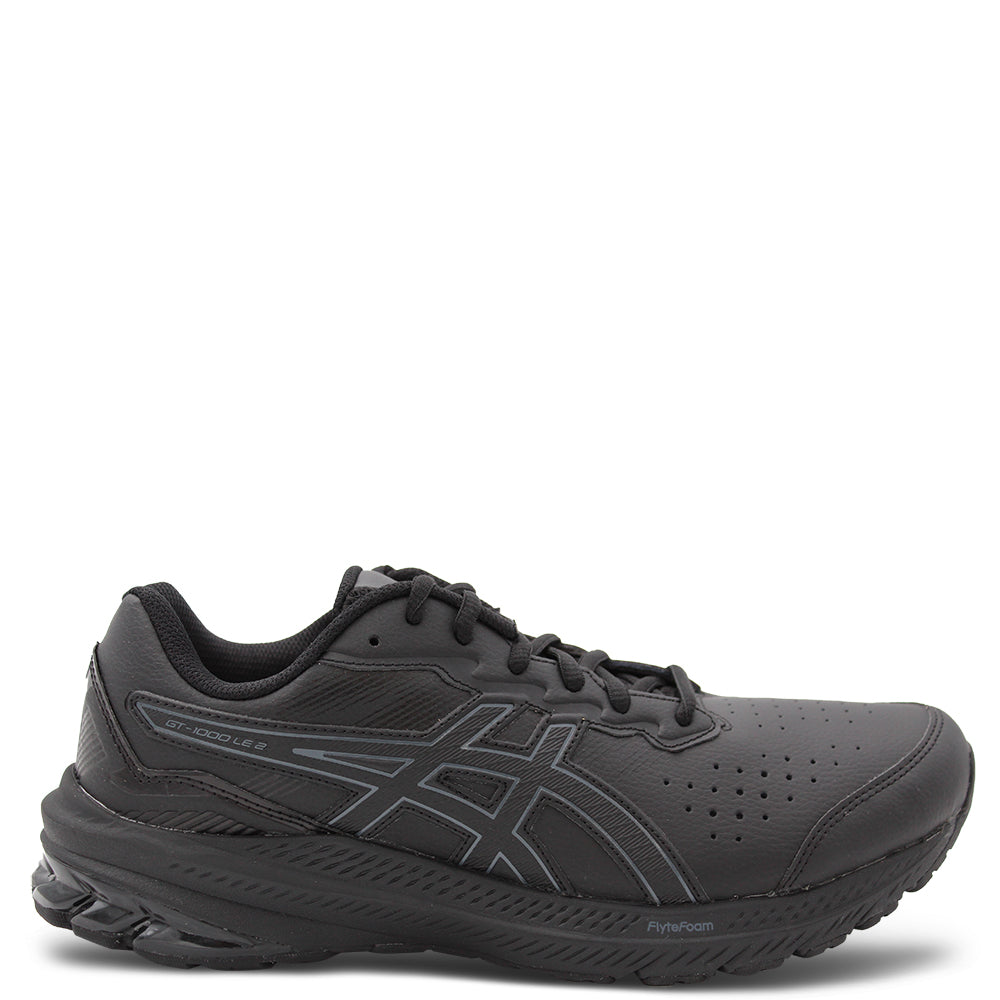 leather running shoes