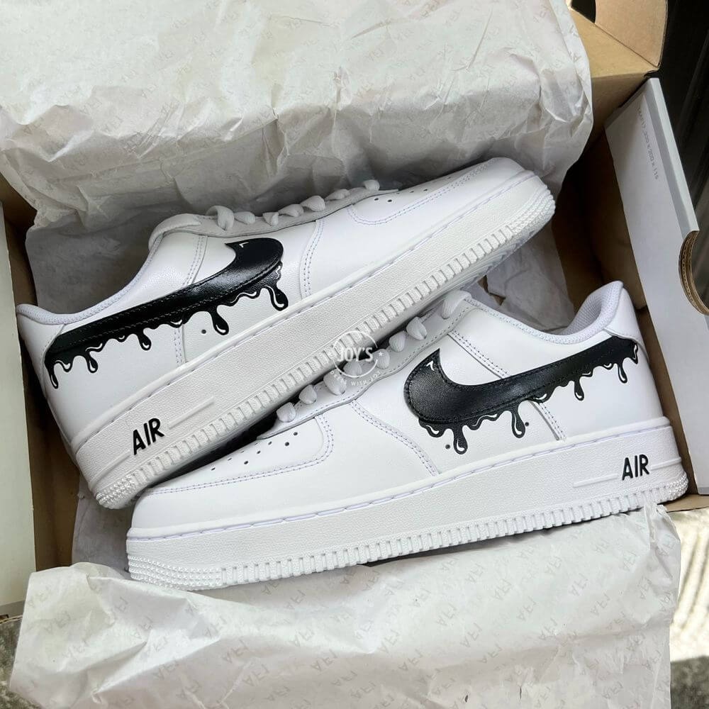 black-dripping-custom-air-force-1-sneakers-sneakers
