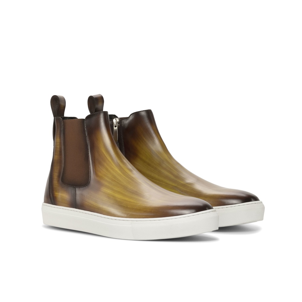 patina-leather-chelsea-sneaker-boots