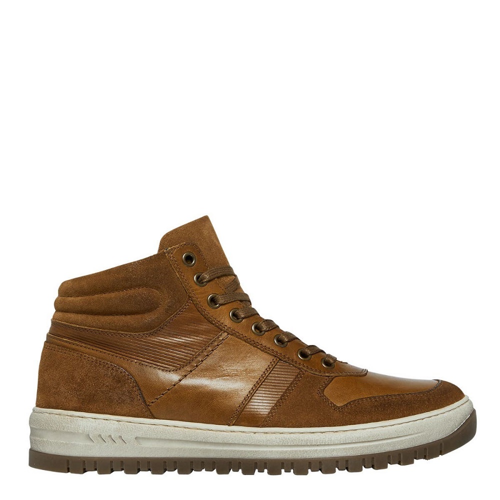 leather sneaker boots