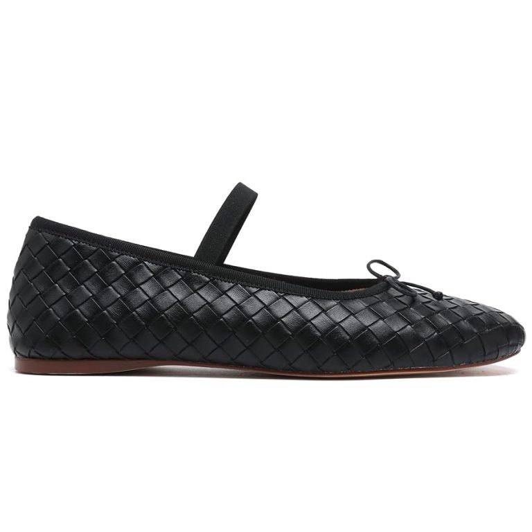 woven ballet flats