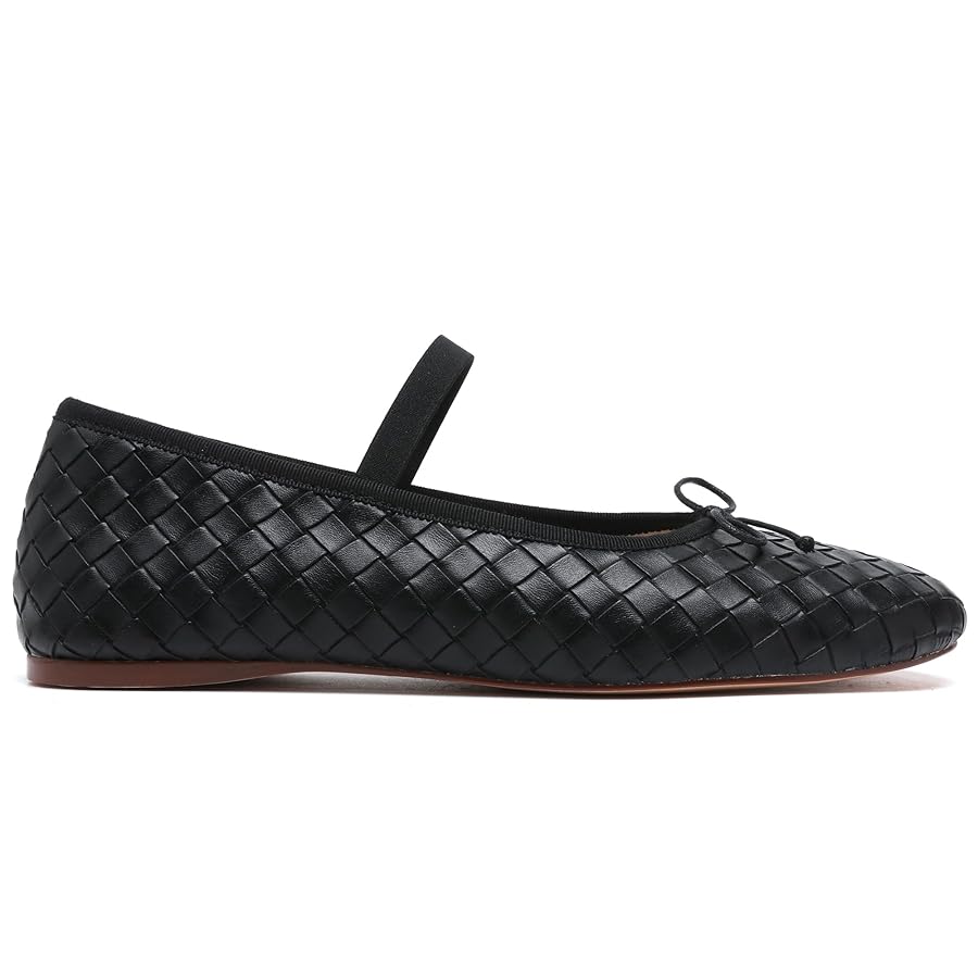 woven ballet flats