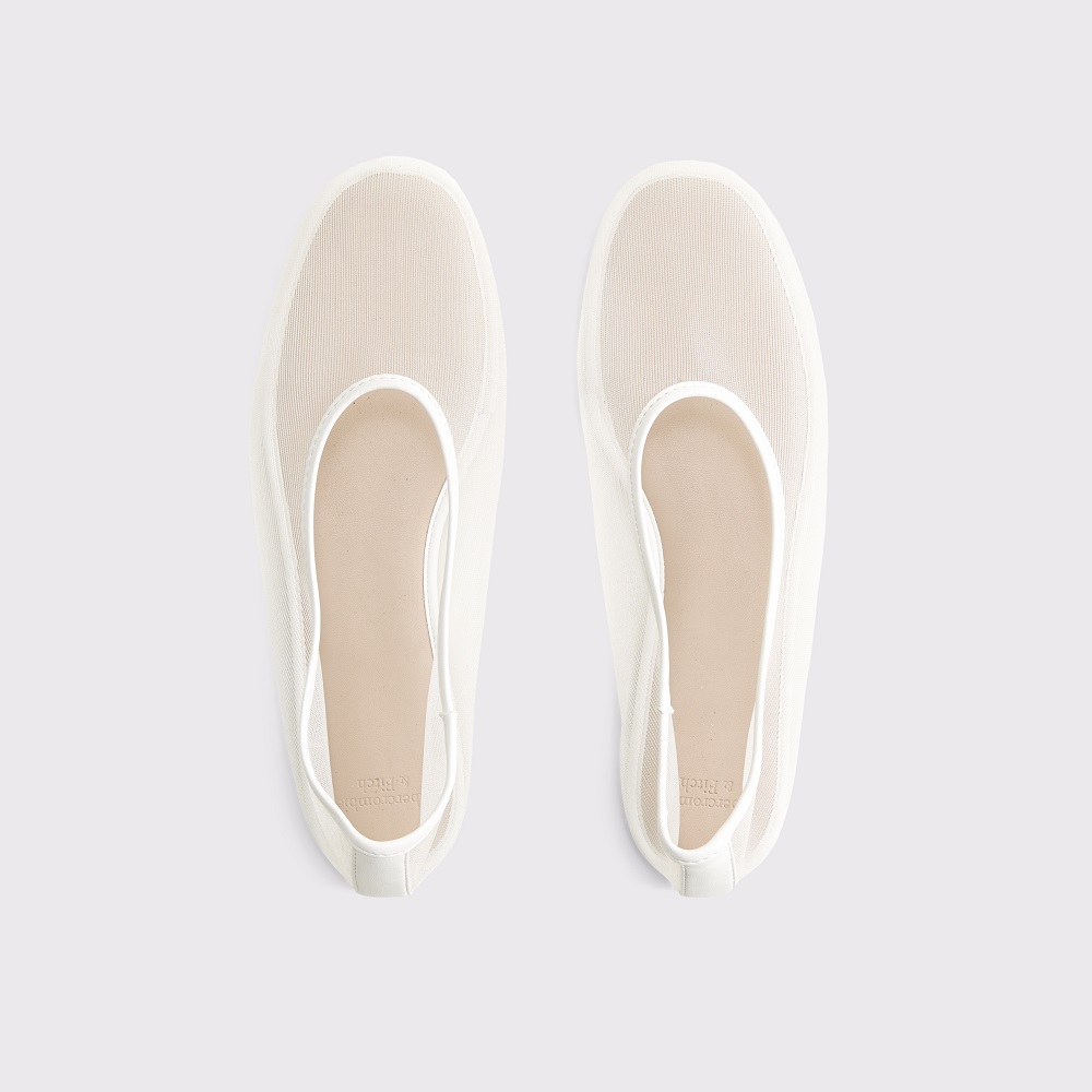 mesh ballet flats