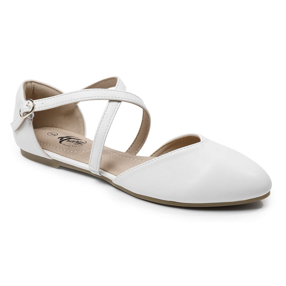 ballet flats with straps
