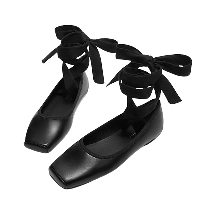 ballet flats with straps