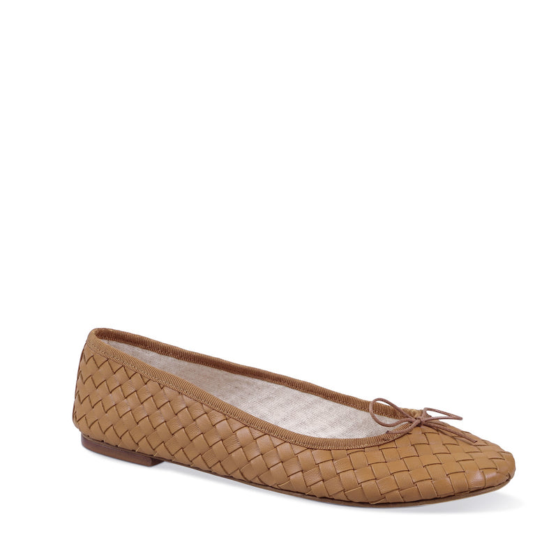 woven ballet flats