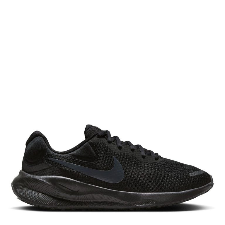all black running shoes