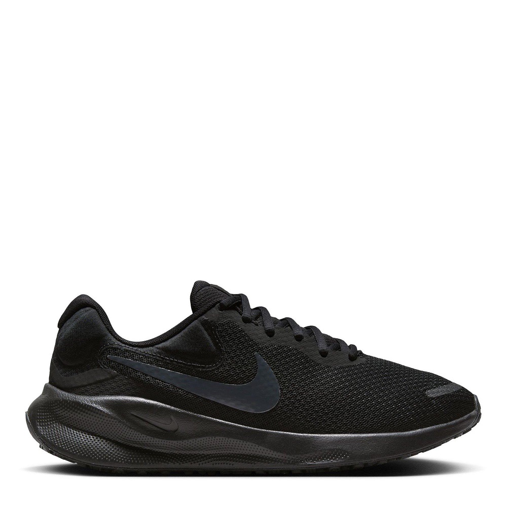 all black running shoes
