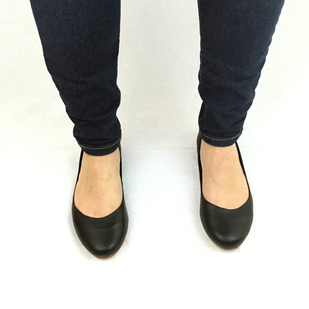 leather flats