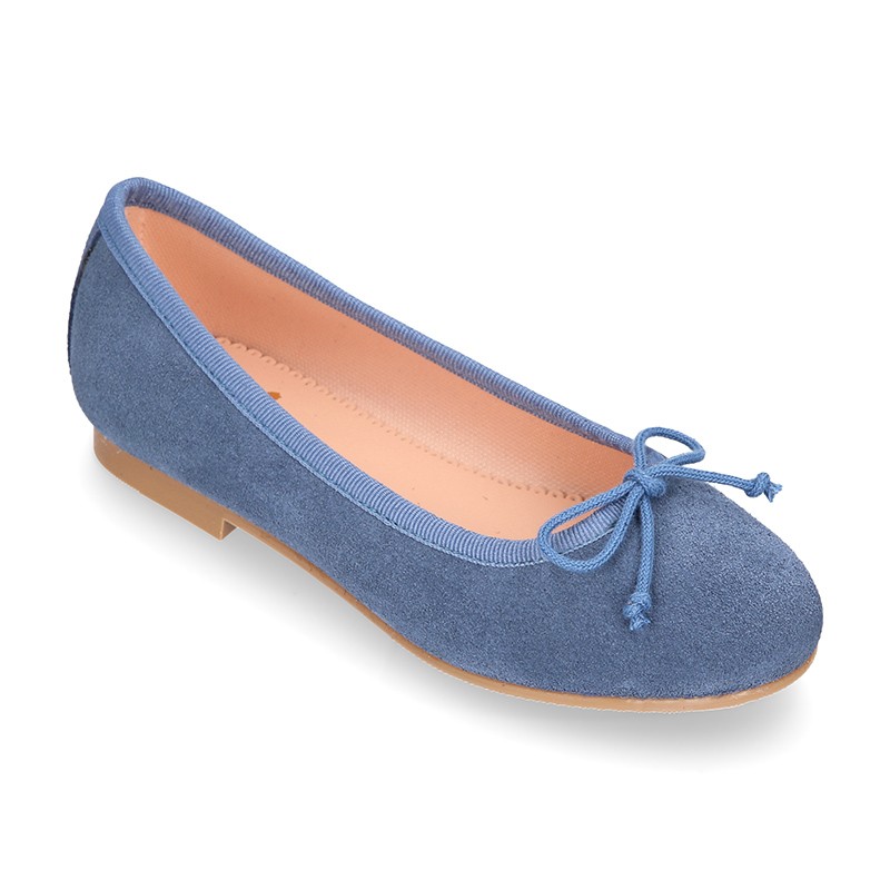 suede ballet flats