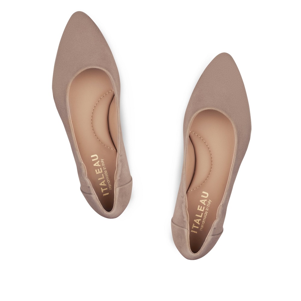 suede ballet flats