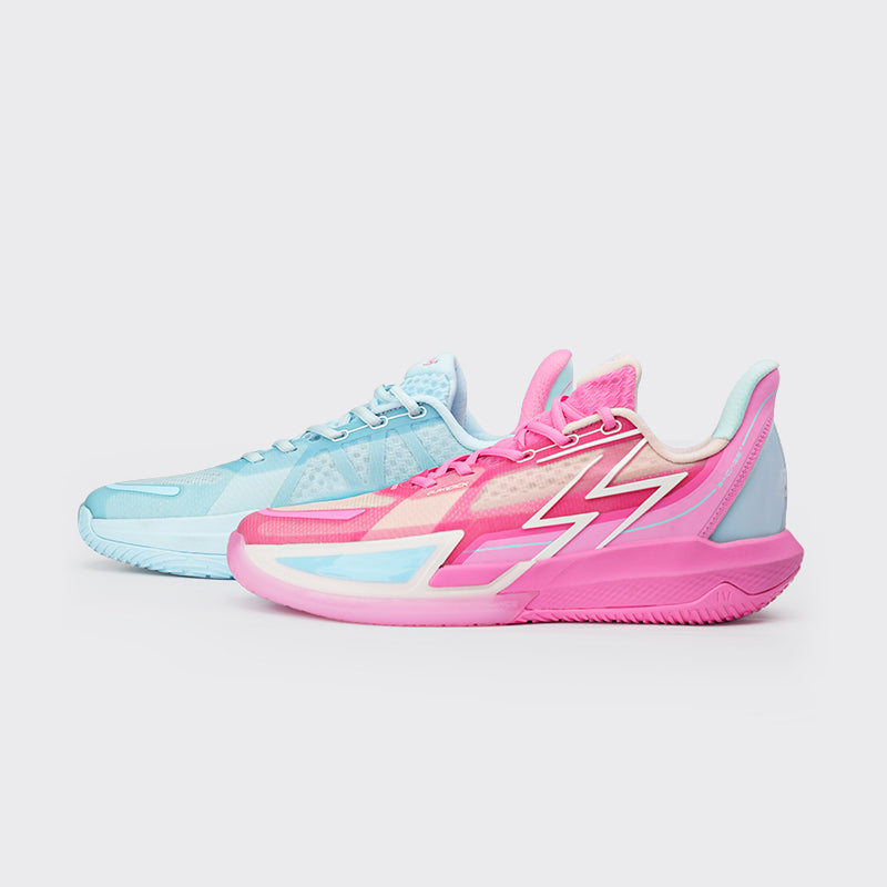 mismatch basketball shoes