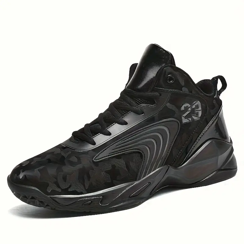 black basketball shoes
