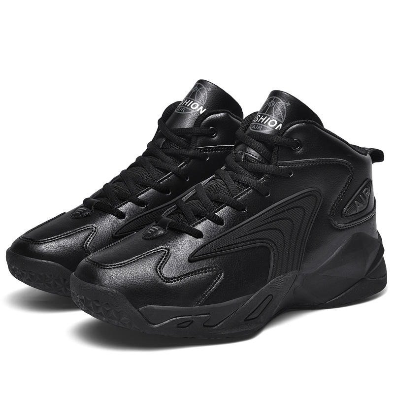 black basketball shoes