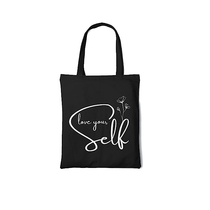 black tote bag