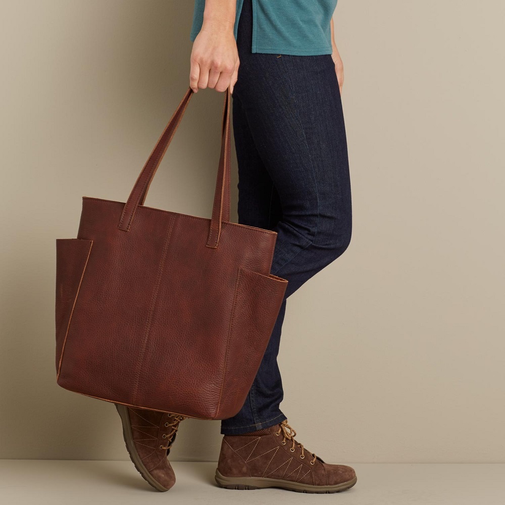 leather tote bag