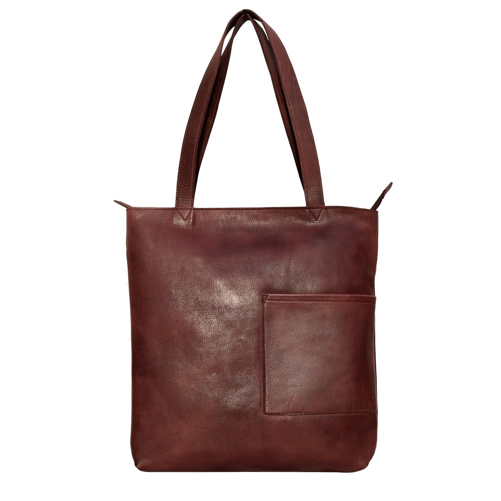 leather tote bag