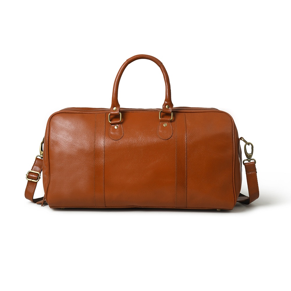 leather duffle bag