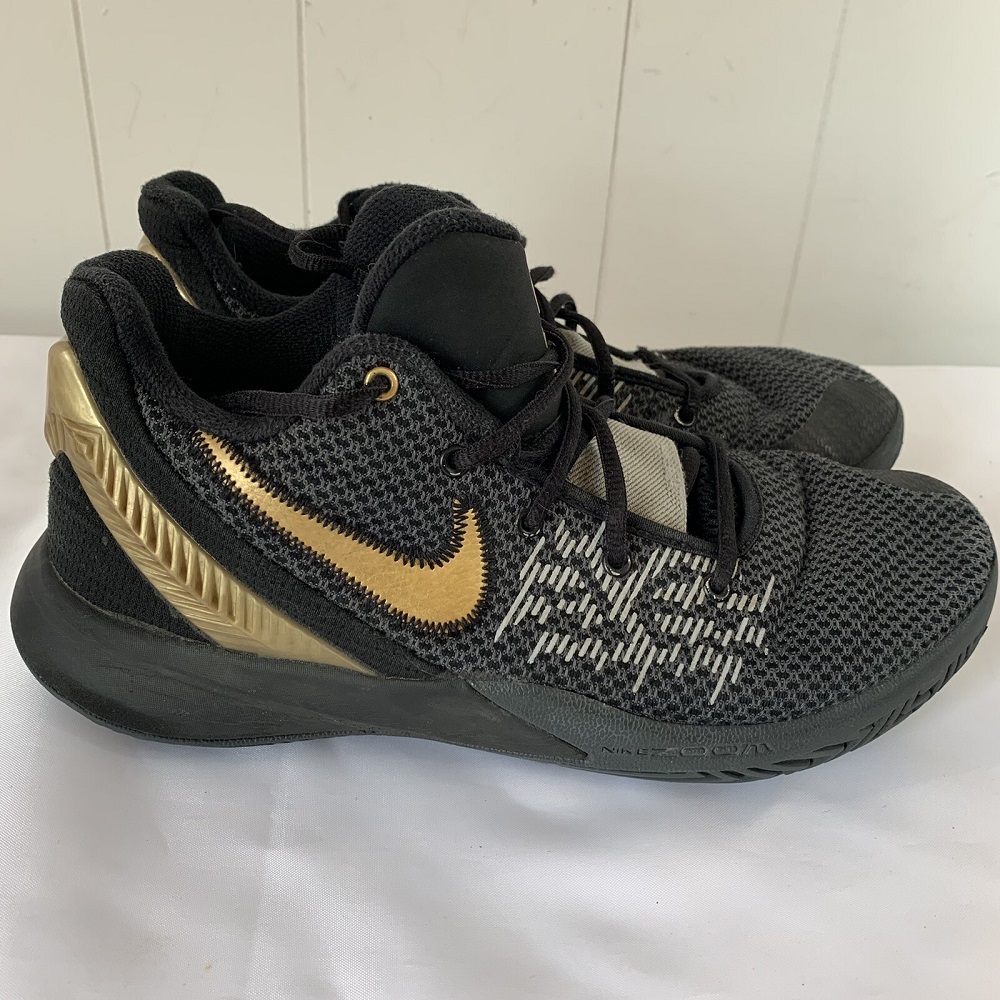 black and gold basketball shoes