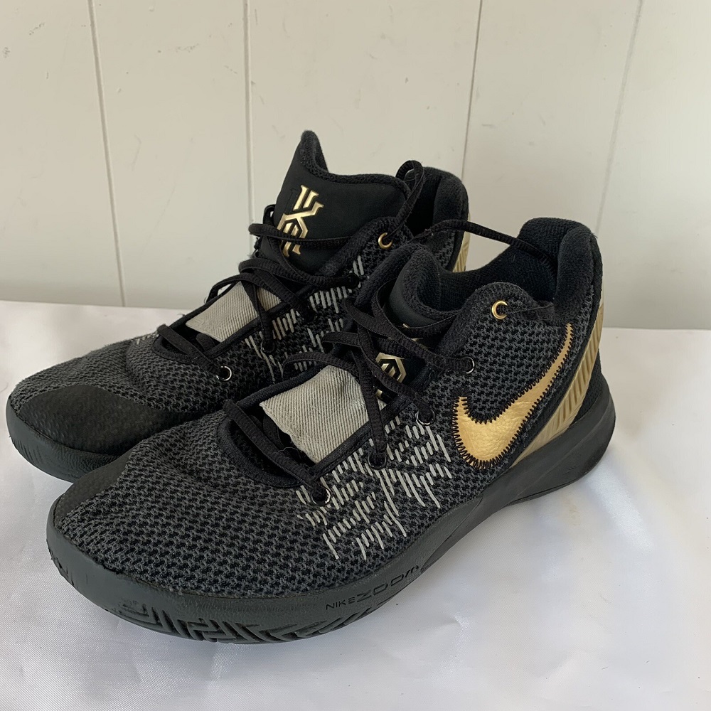 black and gold basketball shoes