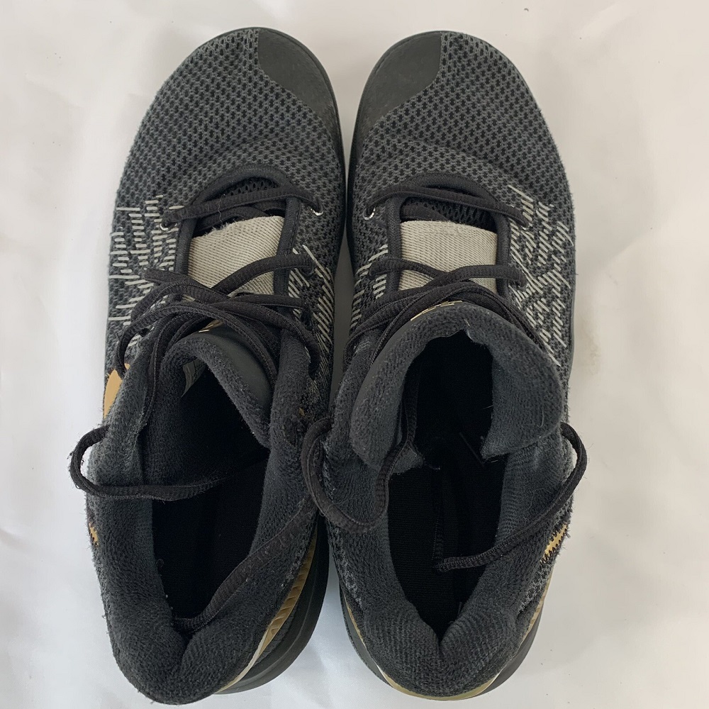 black and gold basketball shoes