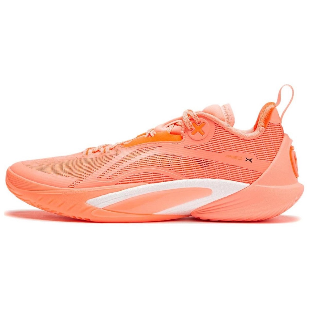 neon orange basketball shoes