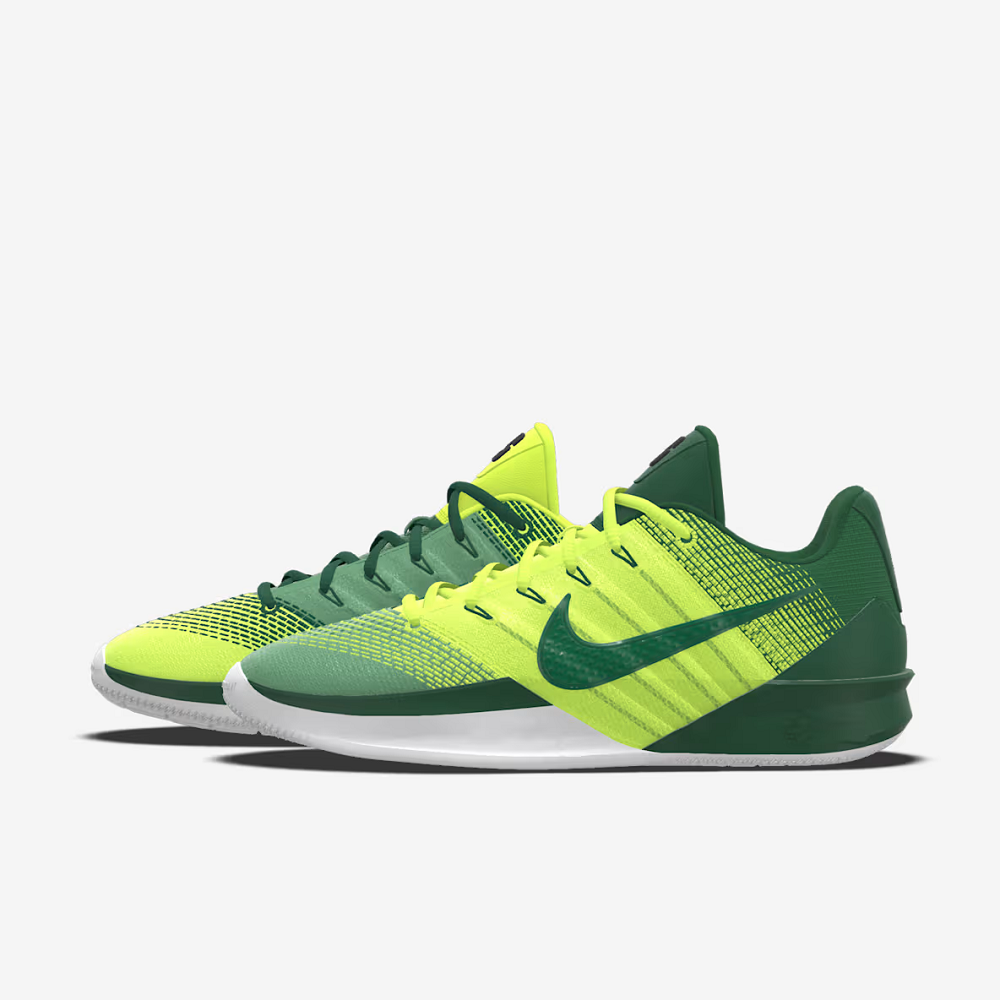 green and yellow basketball shoes