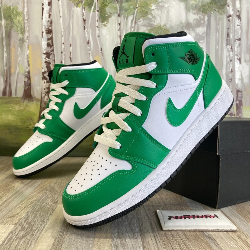 white and green basketball shoes