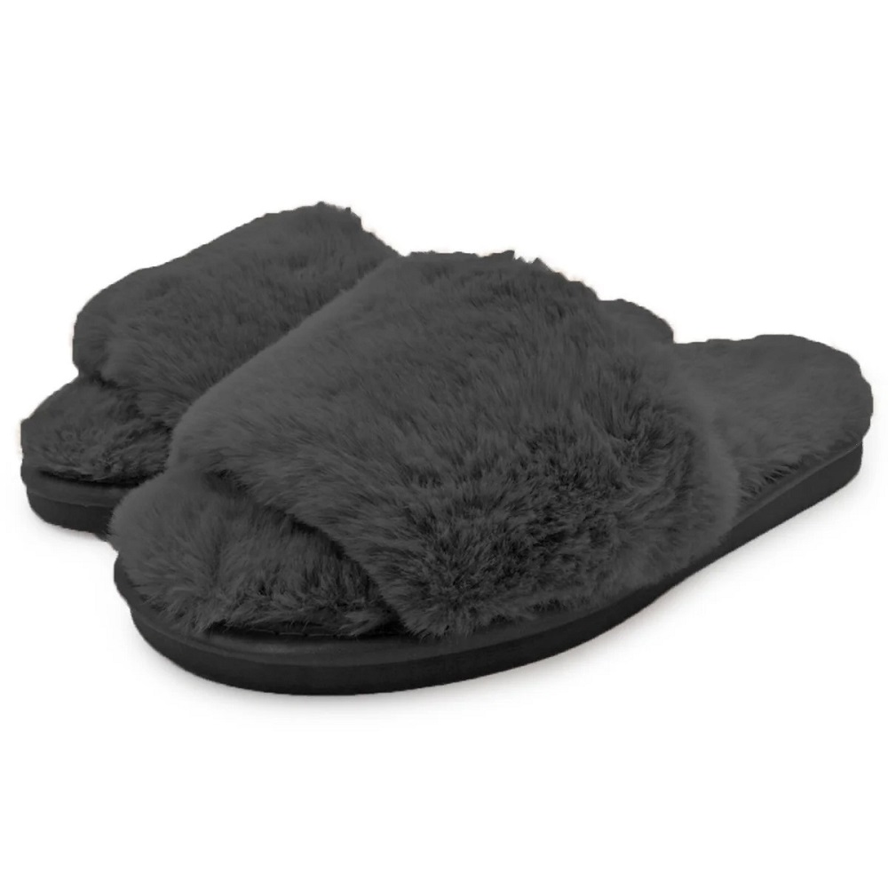 fur slippers
