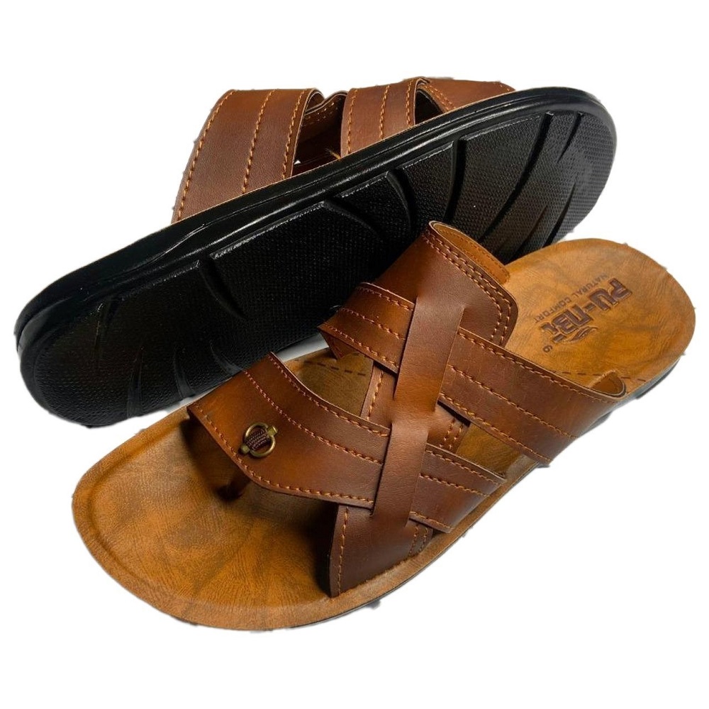 mens leather slippers
